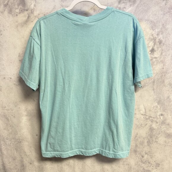 Vintage Garfield Cartoon T Shirt Adult Large 21x24.5 Blue Gimme Coffee - Picture 2 of 14